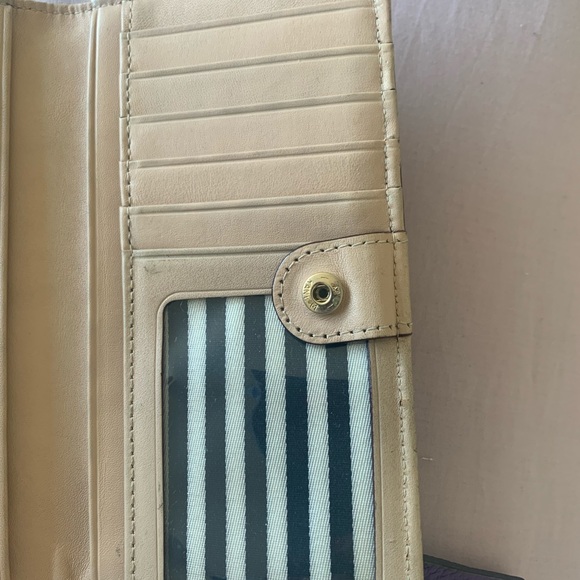 Kate Spade leather wallet purple and cream - Picture 13 of 16